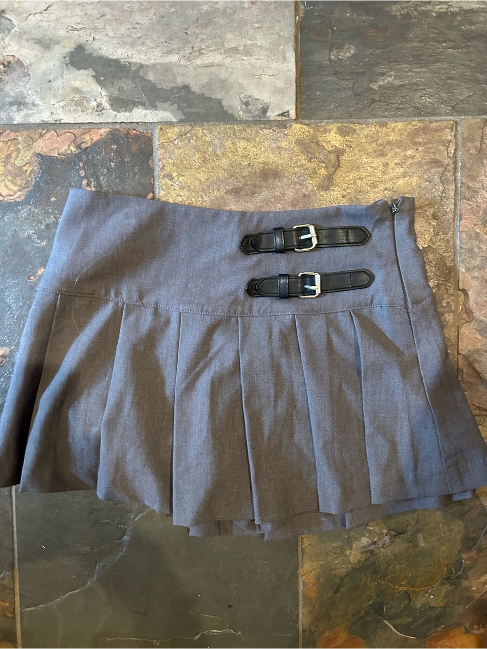 Mini Skirt with Buckles